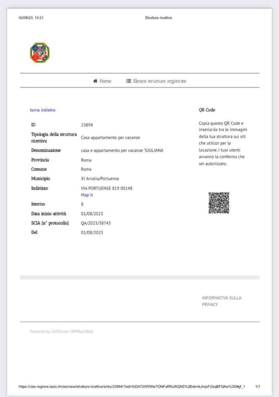 Giuliana Apartman Róma Kültér fotó